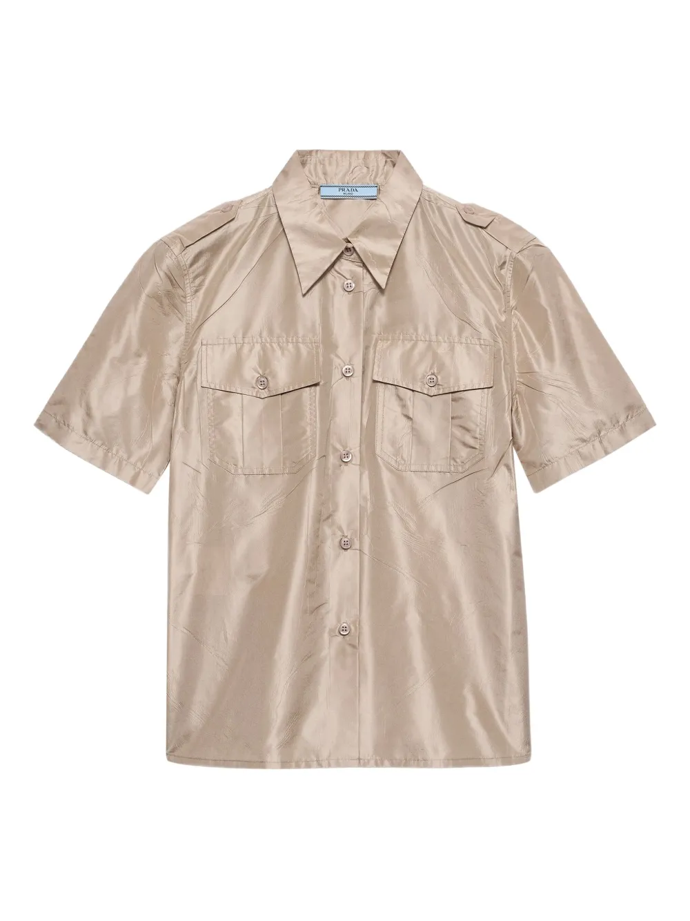 Prada short-sleeved shirt - Neutrals