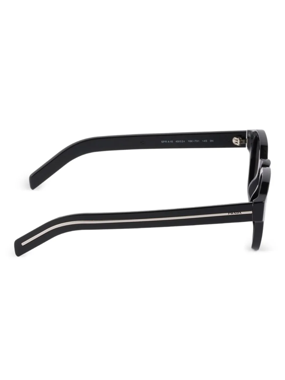 Prada Eyewear Zonnebril met geometrisch montuur Zwart