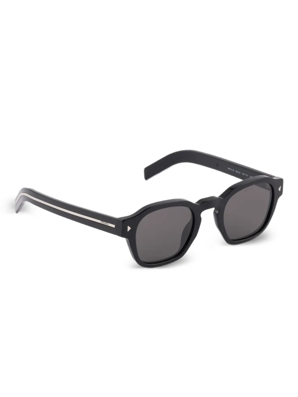 Prada Eyewear Óculos de sol geométrico com logo | Image 2