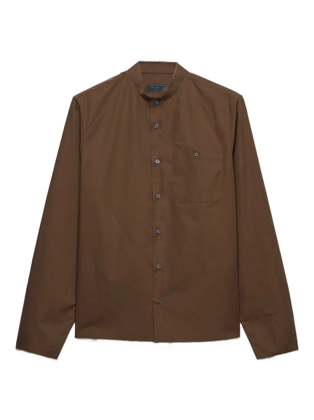 Prada Camicia con taschino - Marrone