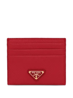【美品】 PRADA レザー サフィアーノ iPhoneケース カードケース 赤 Prada サフィアーノレザーカードケース | レッド | FARFETCH JP