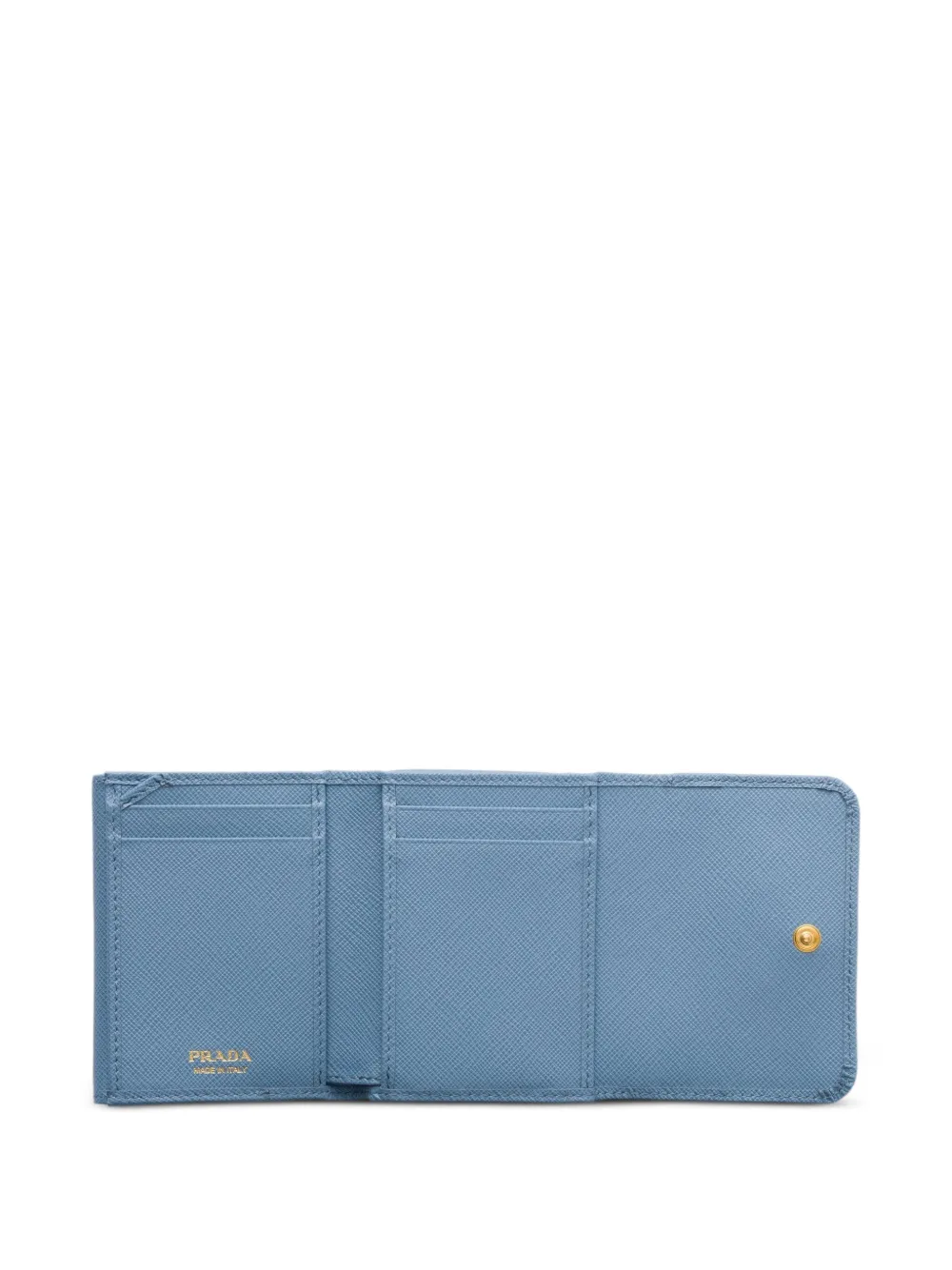 Prada Leren portemonnee Blauw
