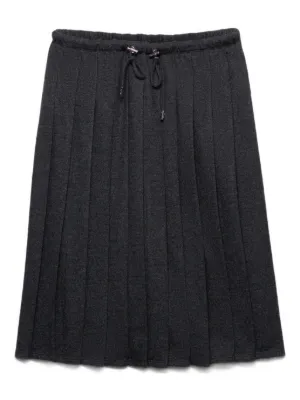 Prada バックルベルト スカート | ブルー | FARFETCH JP