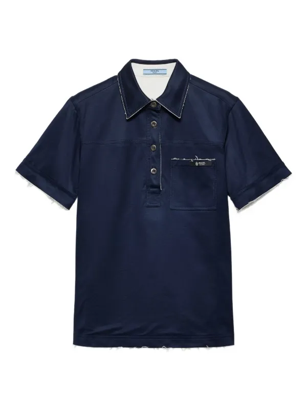トップス PRADA logo plate polo shirt 32705932_62964969_600.jpg