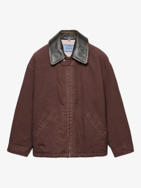 Prada triangle-logo jacket