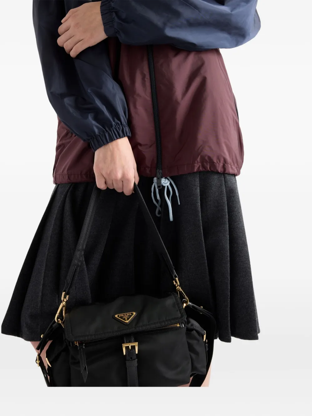 Prada Jack met capuchon Blauw