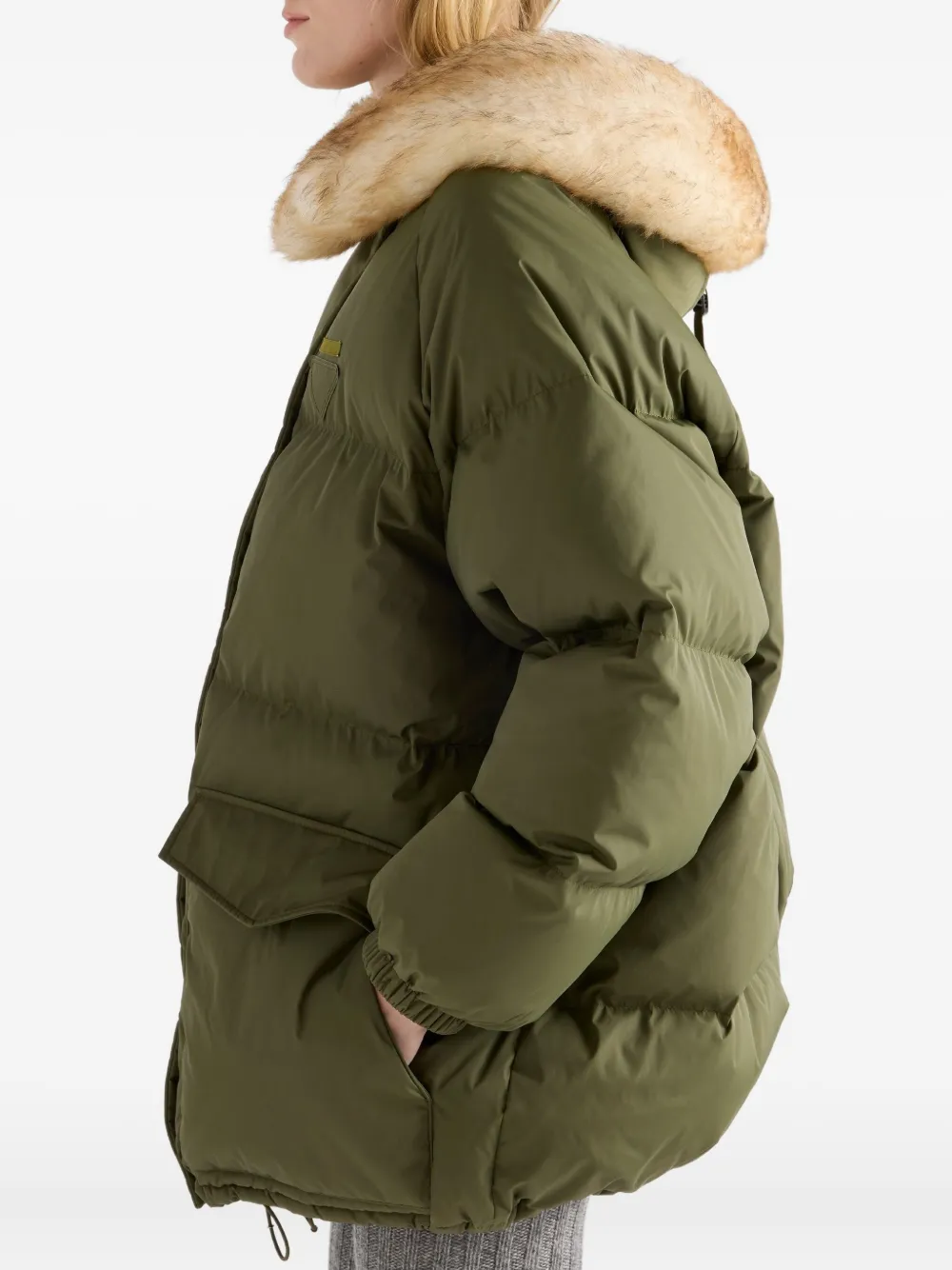Prada Jack met capuchon Groen