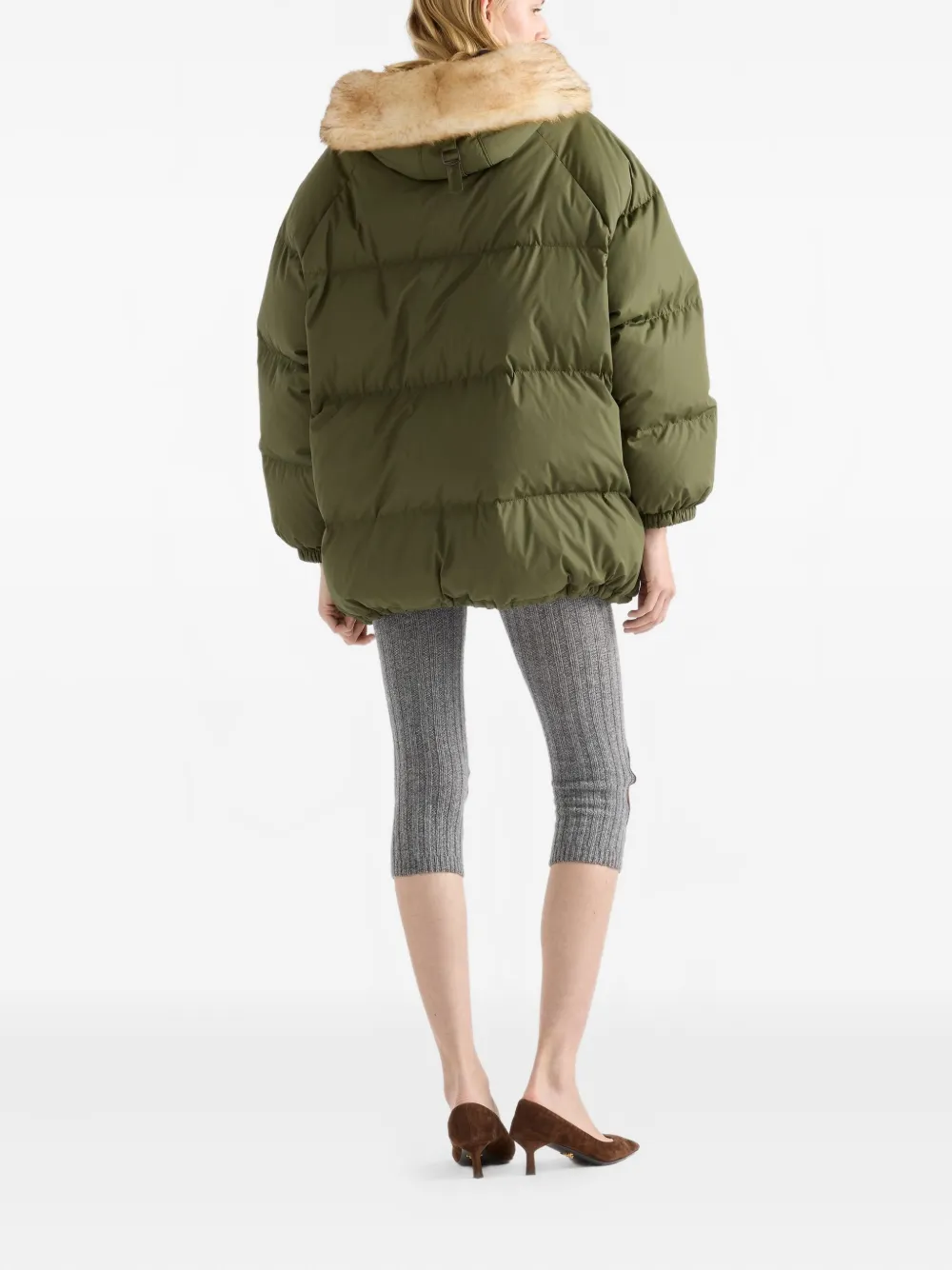 Prada Jack met capuchon Groen
