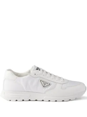 Prada Leather Sneakers | White | FARFETCH RO