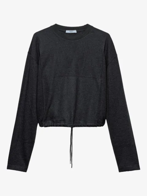 Prada triangle-logo jersey T-shirt