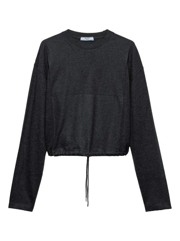 Prada ロゴ Tシャツ | グレー | FARFETCH JP