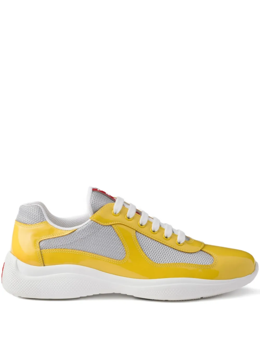 Prada Sneakers America's Cup in pelle lucida - Giallo