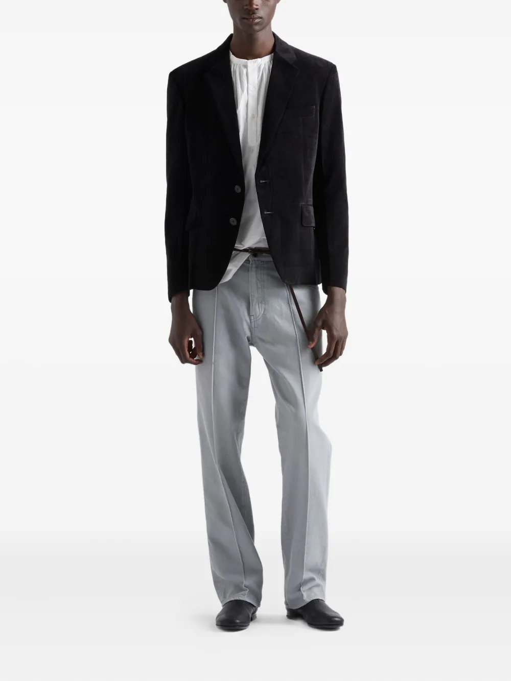 Prada Jeans met vijf zakken en wassing - Grijs