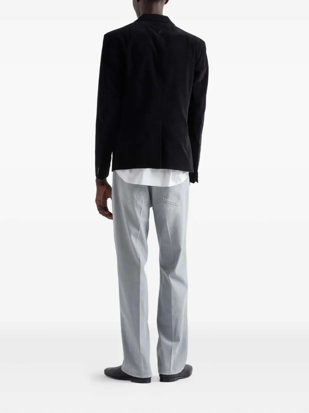  Prada Five-pocket Washed Jeans - Grey 