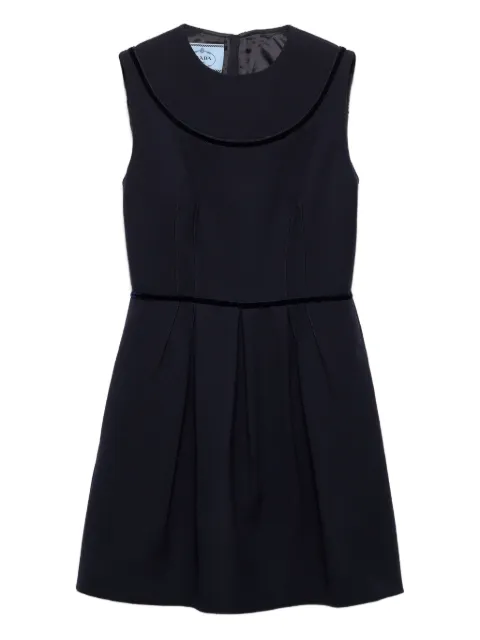 Prada Natté round-neck mini dress