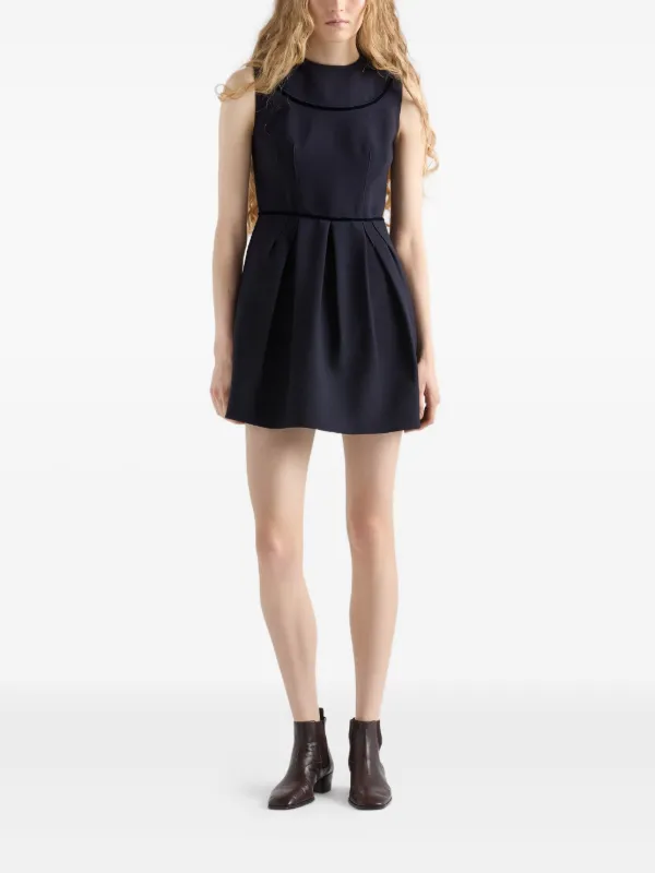 Prada Natt Dress, Woman, Navy, Size 40