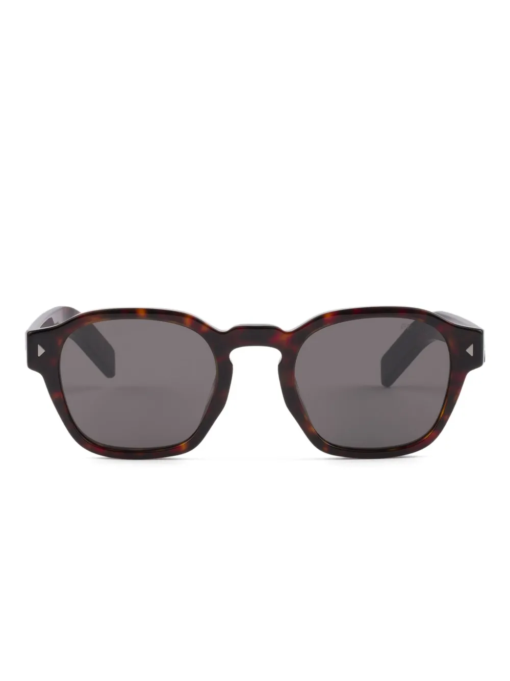 Prada Eyewear Occhiali da sole geometrici - Marrone