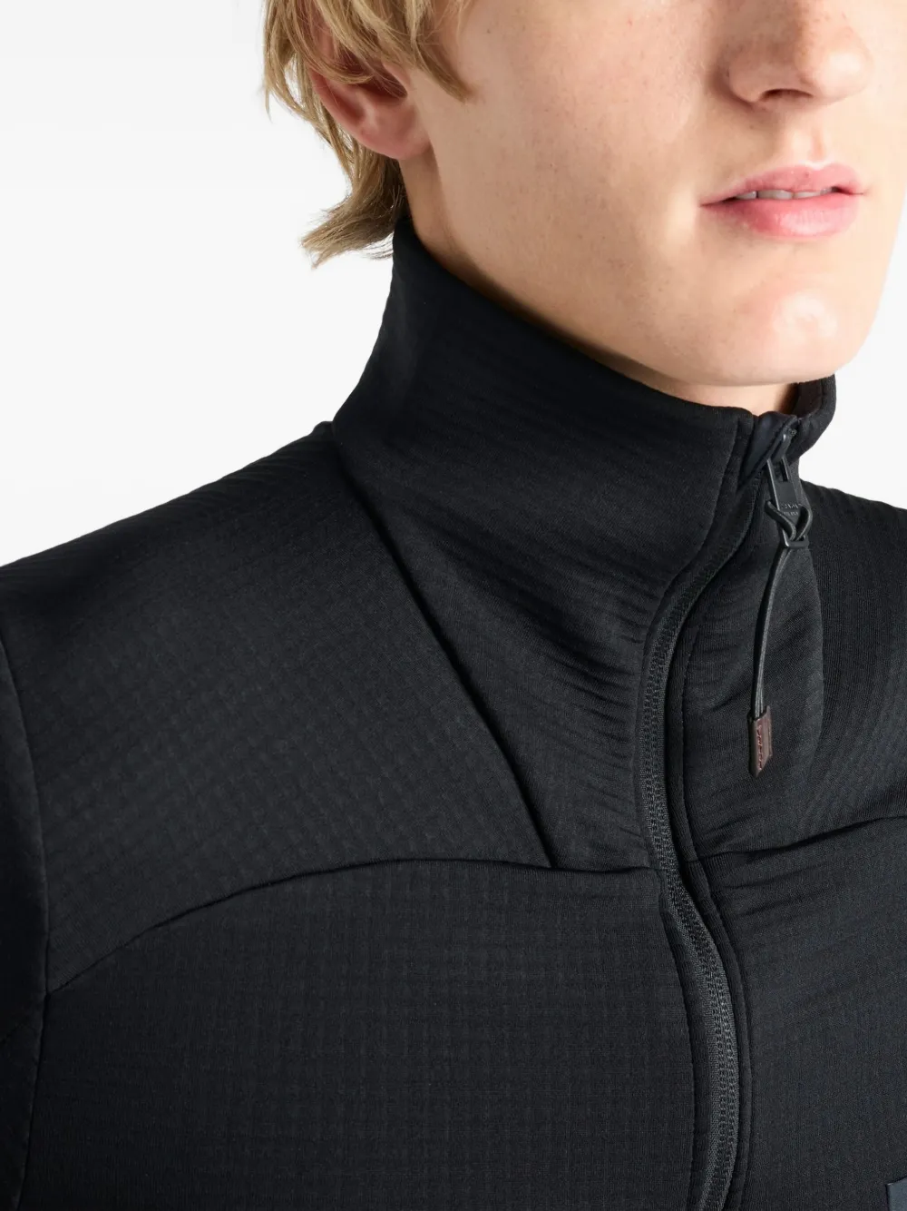Prada Jack met opstaande kraag Zwart