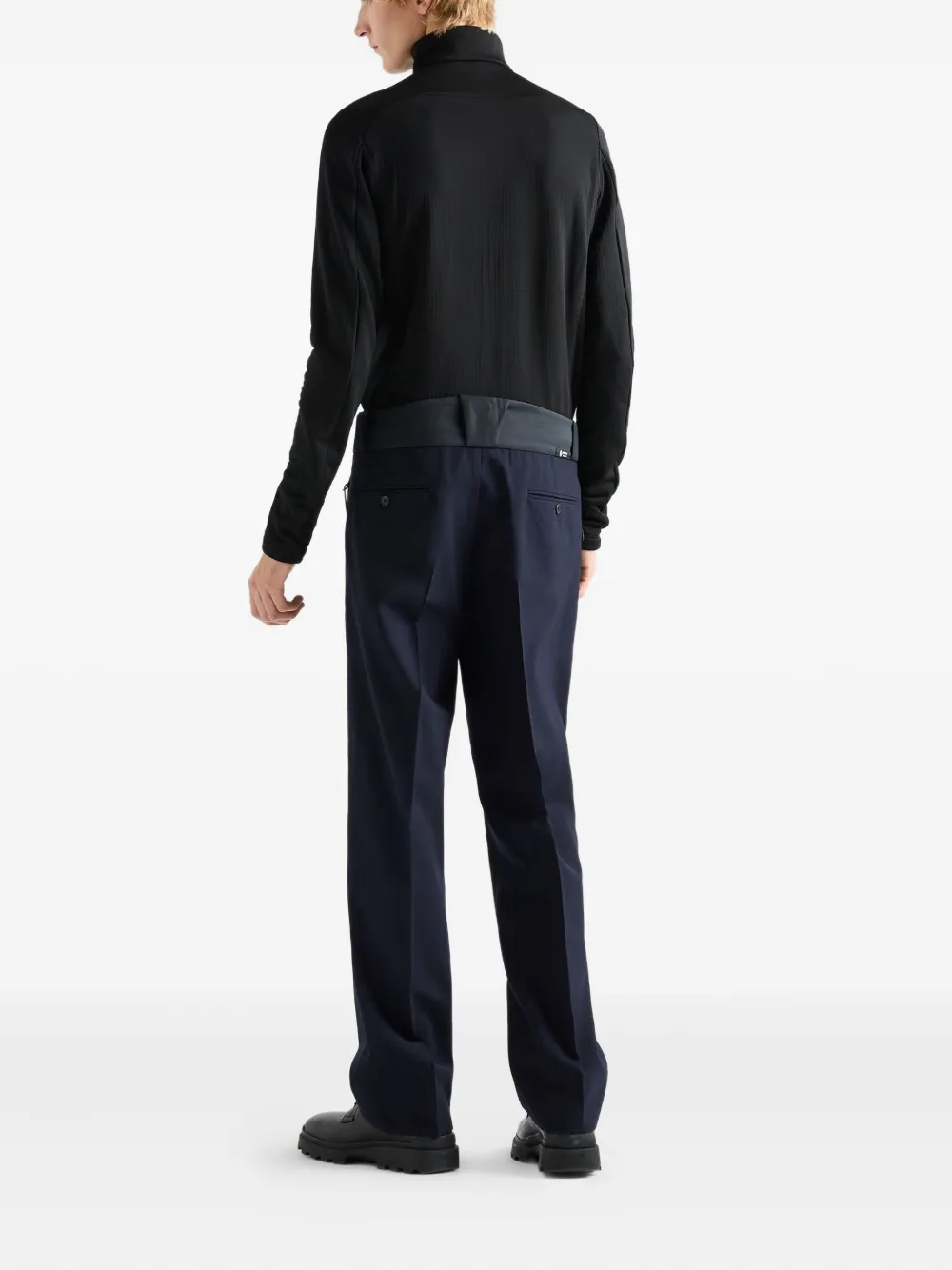  Prada Stand-up Collar Jacket - Black 