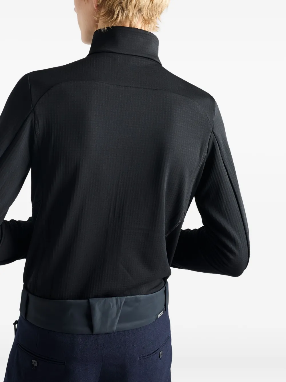 Prada Jack met opstaande kraag Zwart