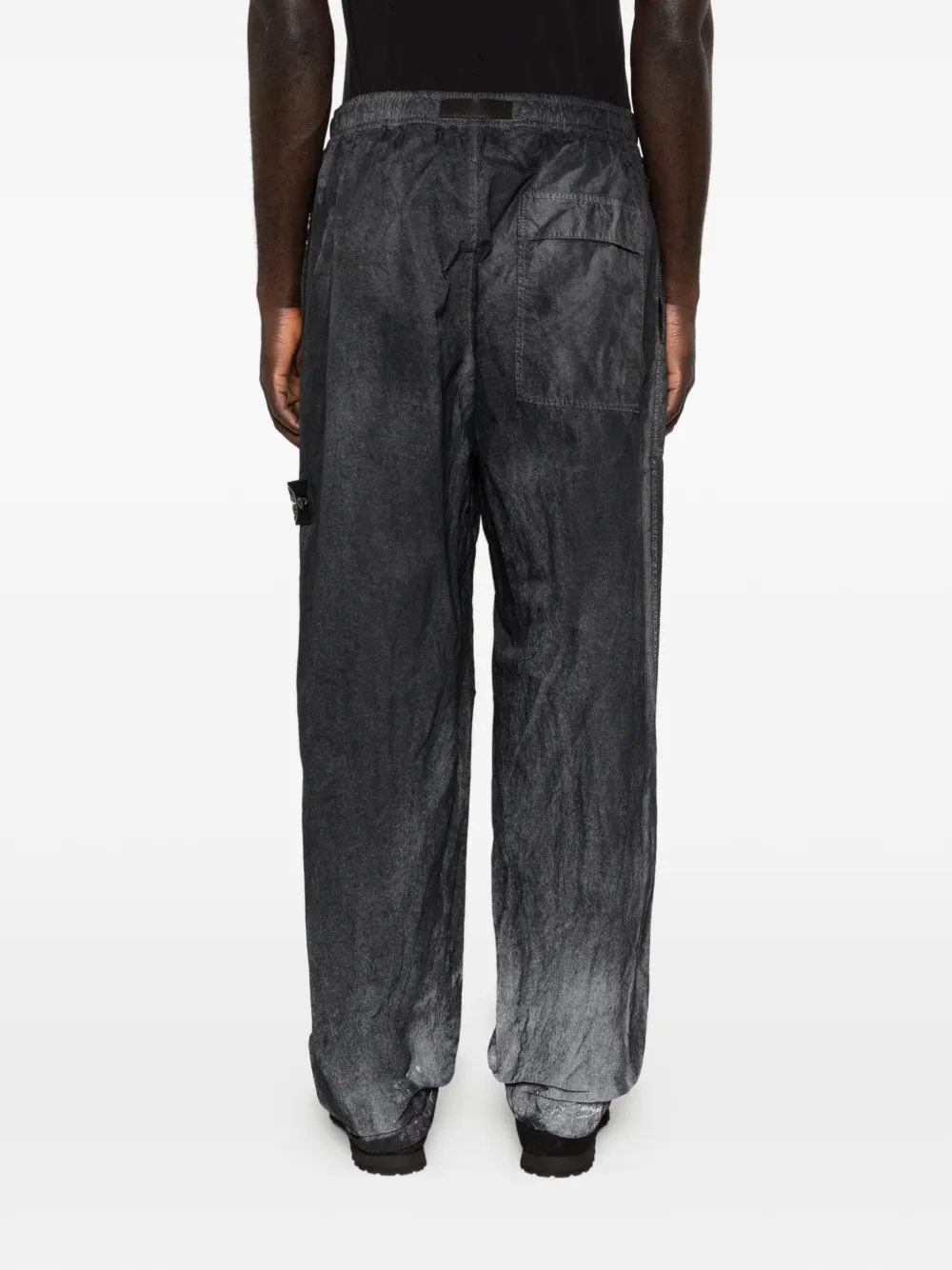 Stone Island Reflecterende broek Zwart