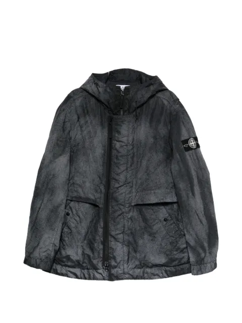Stone Island hooded zip coat