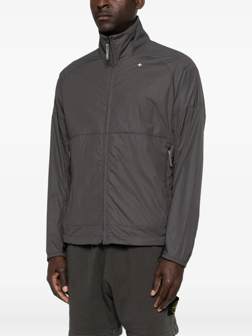 Stone Island Stretch-nylon jack Stellina jack Grijs