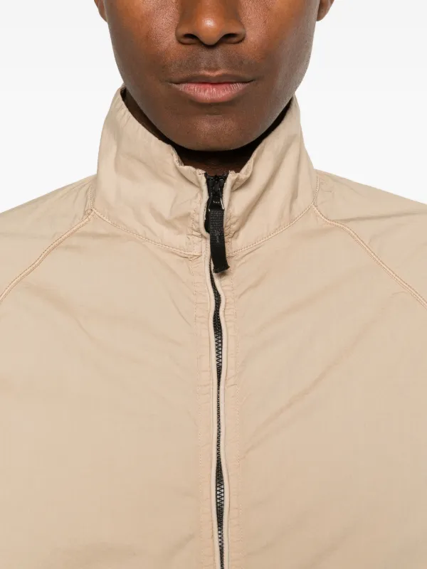 Stone Island ロゴパッチ ジャケット | ニュートラル | FARFETCH JP