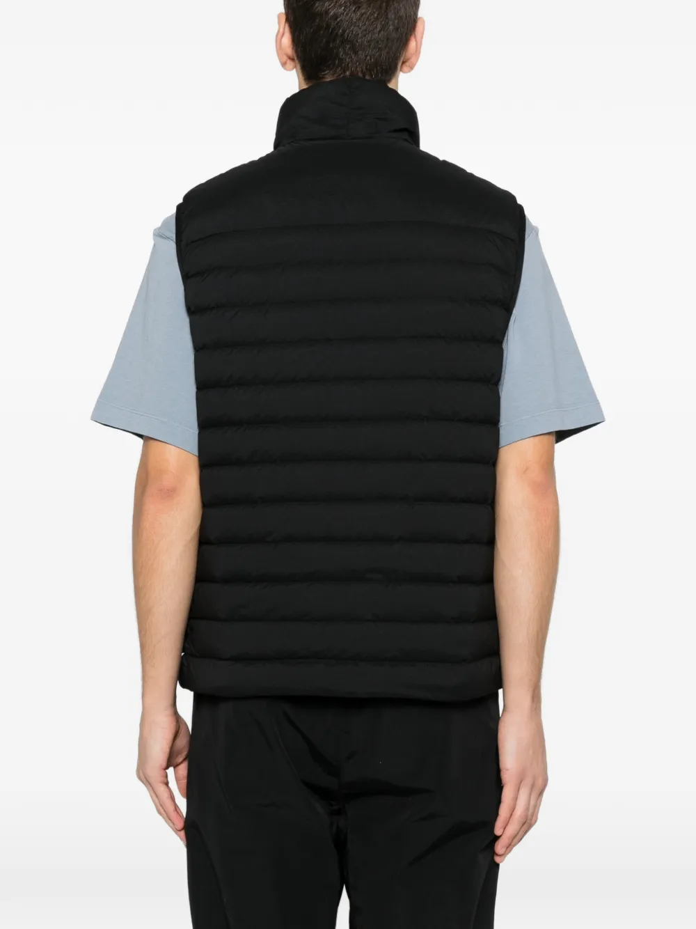 Stone Island Bodywarmer met rits Zwart