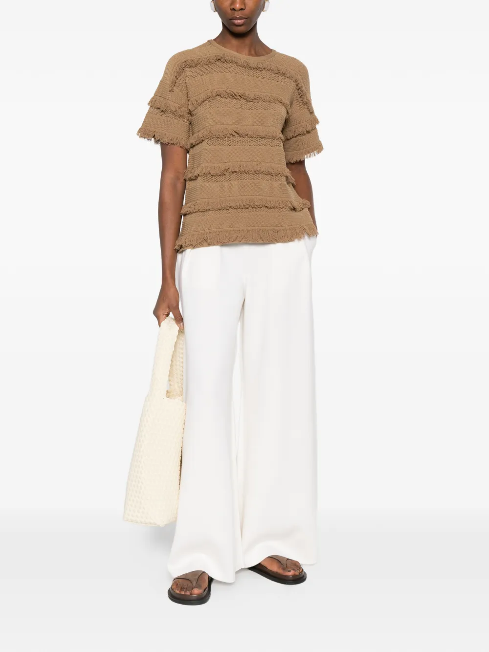 Fringe-Details T-Shirt