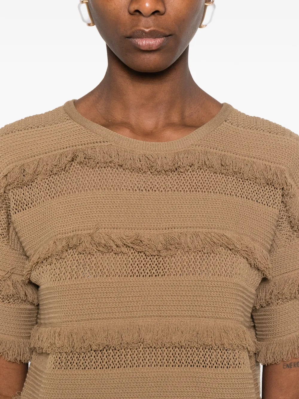 Fringe-Details T-Shirt
