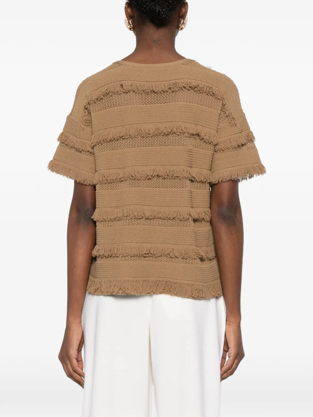 Fringe-Details T-Shirt
