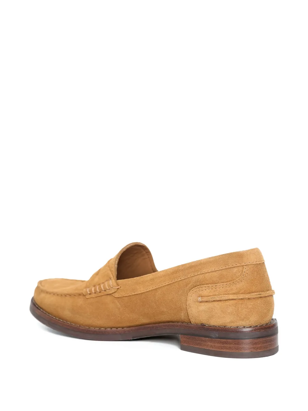 Sarah Chofakian Umbra Stitched Loafer In Neutral