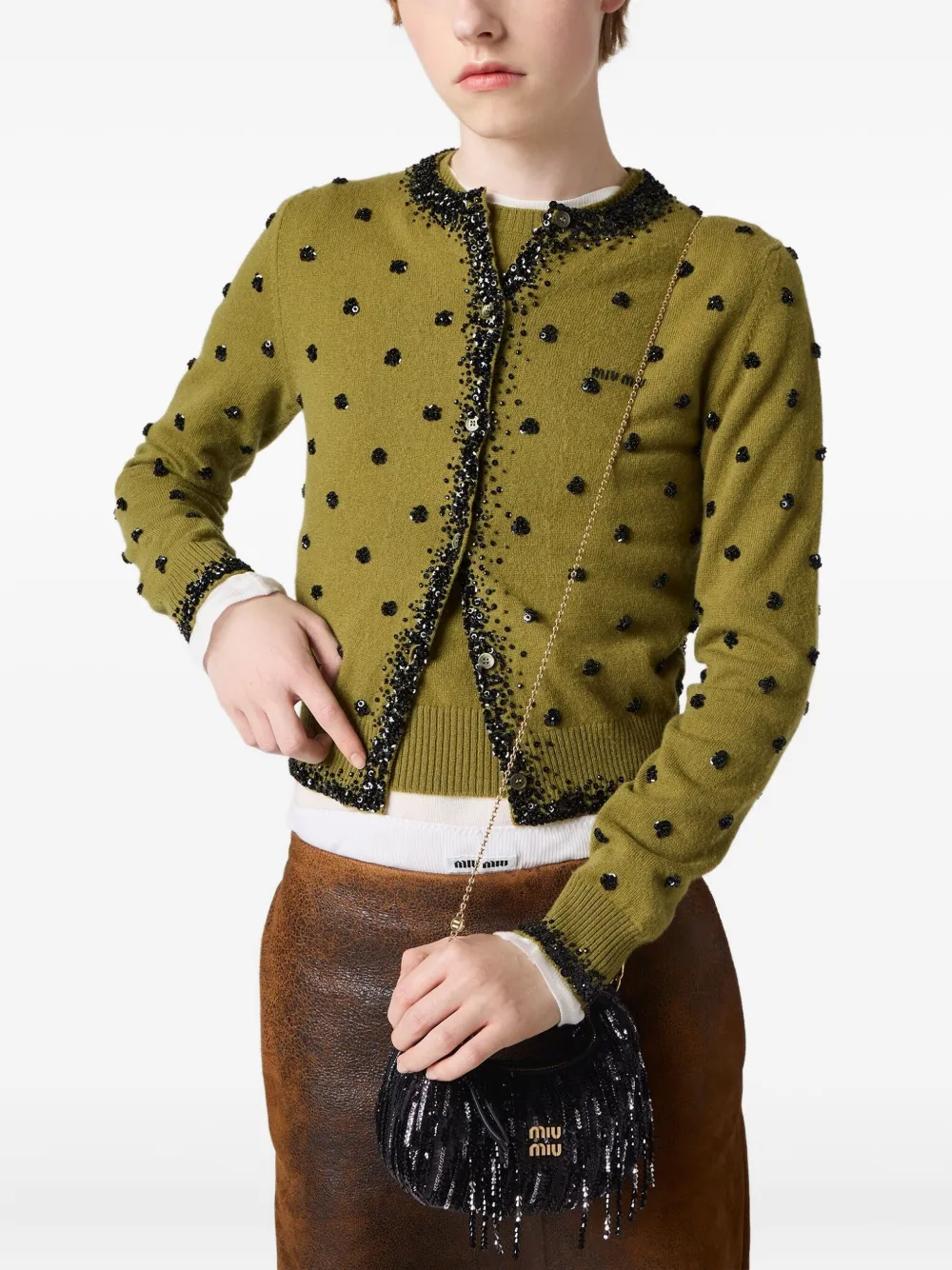 Miu Miu mini Wander sequin-embellishment tote bag | Mini Bags | Image 2