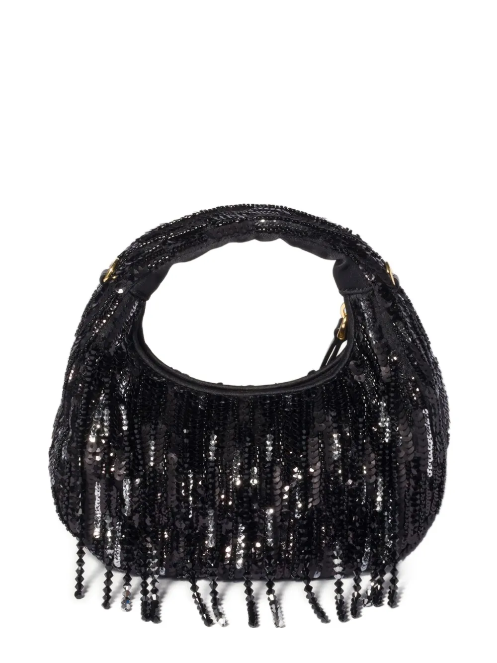 Miu Miu mini Wander sequin-embellishment tote bag | Black | Image 1