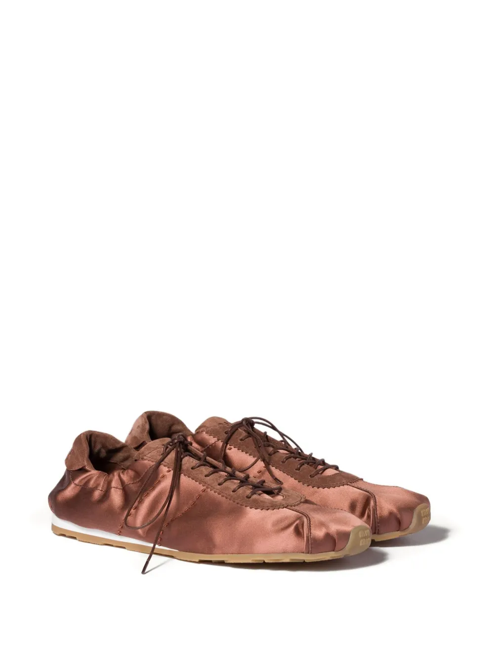 Miu Miu Plume sneakers - Bruin