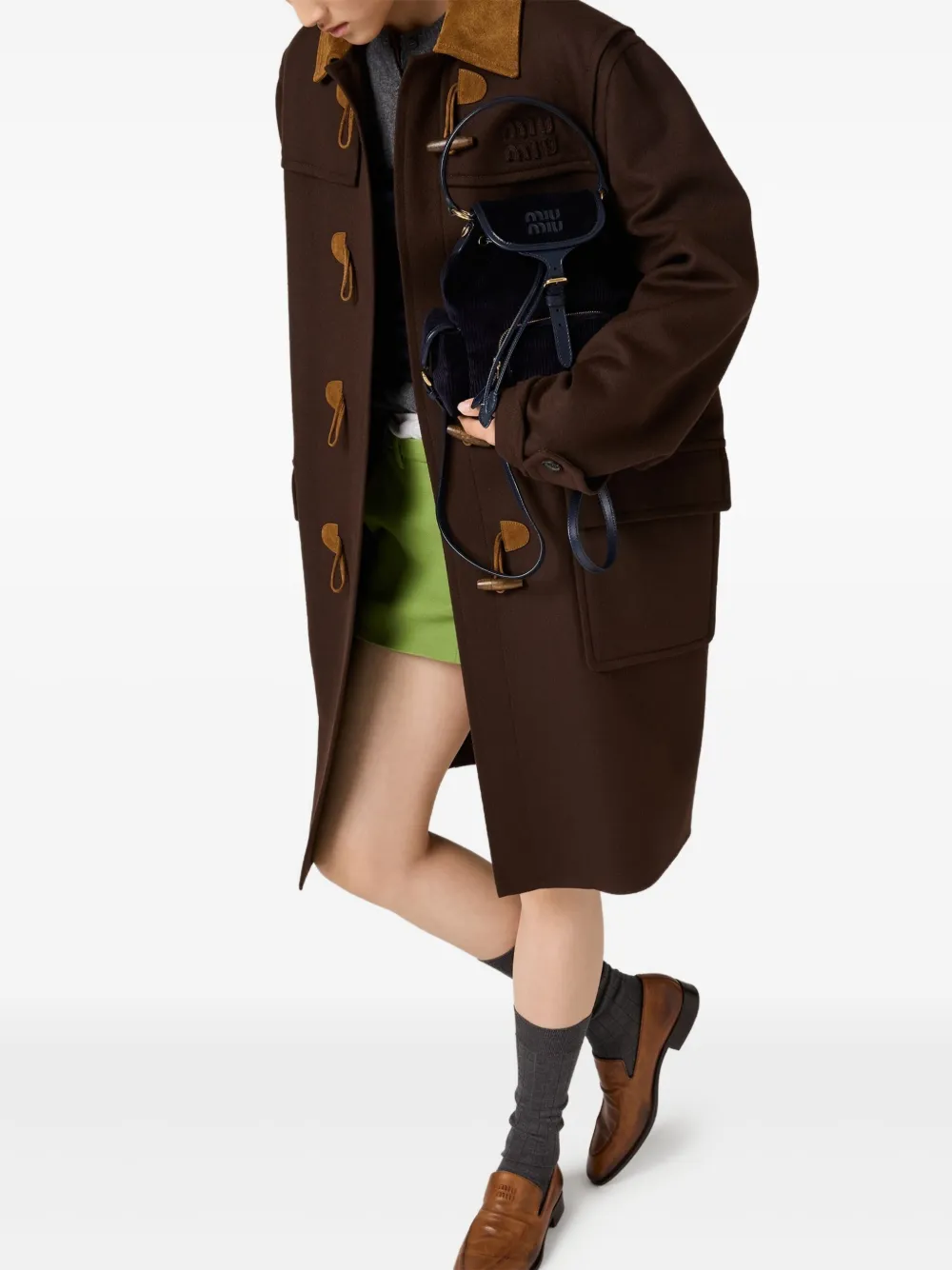 Miu Miu Mittelgroßer Rucksack aus Cord | Image 2