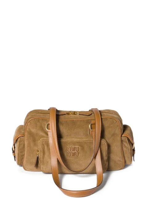 Miu Miu corduroy shoulder bag