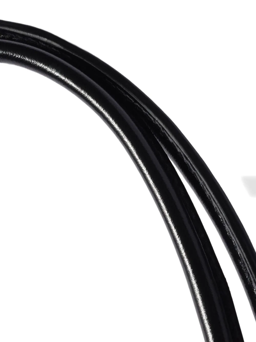 Miu Miu Ivy Leather Tote Bag In Black