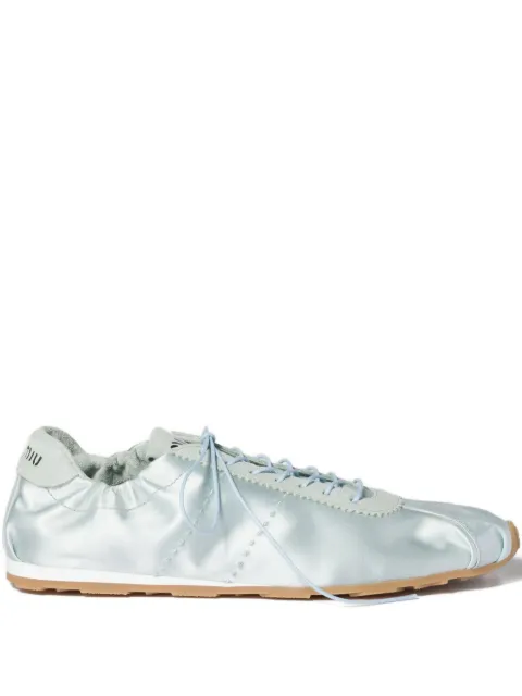 Miu Miu Plume satin sneakers