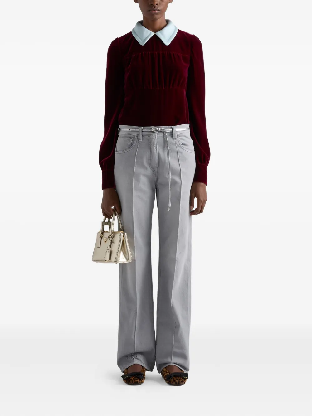 Prada Jeans met wassing - Grijs