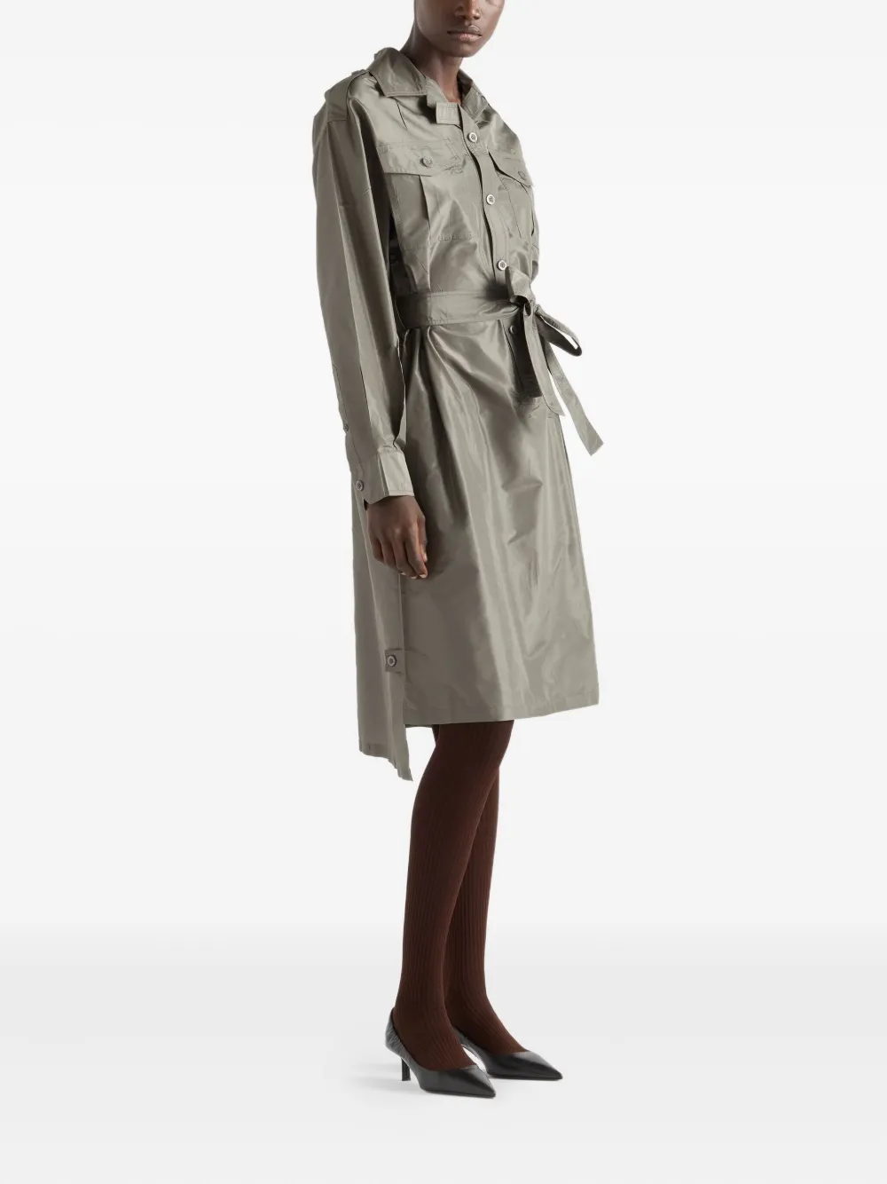 Prada Midi-jurk - Groen