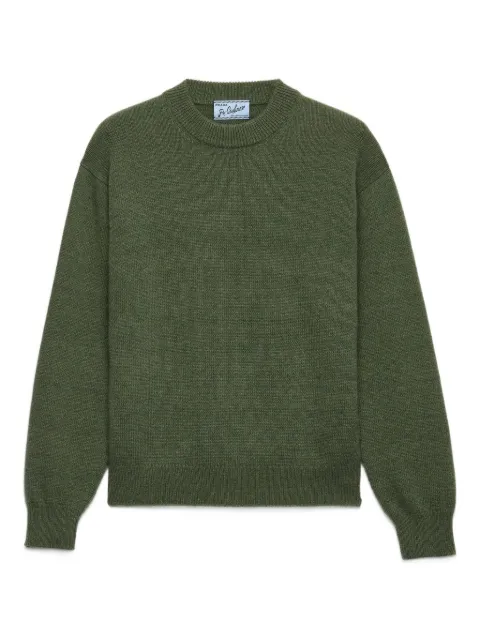 Prada Re-Cashmere triangle-logo crew-neck sweater
