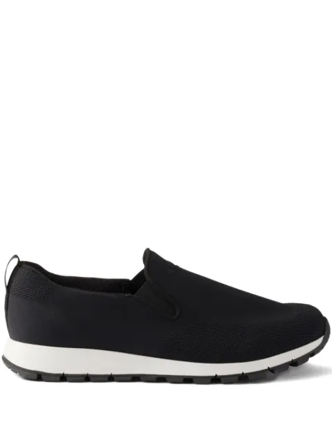 Prada logo-detail slip-on sneakers
