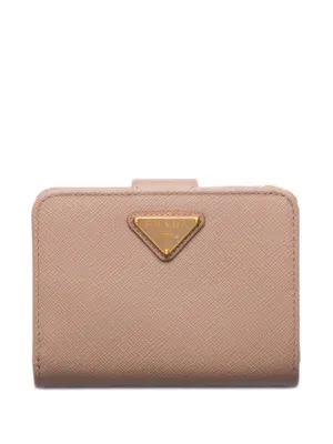 Prada サフィアーノ スムースレザー 財布 S | ピンク | FARFETCH JP