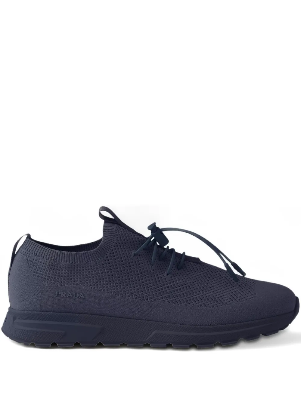 Prada Prax gebreide sneakers Blauw