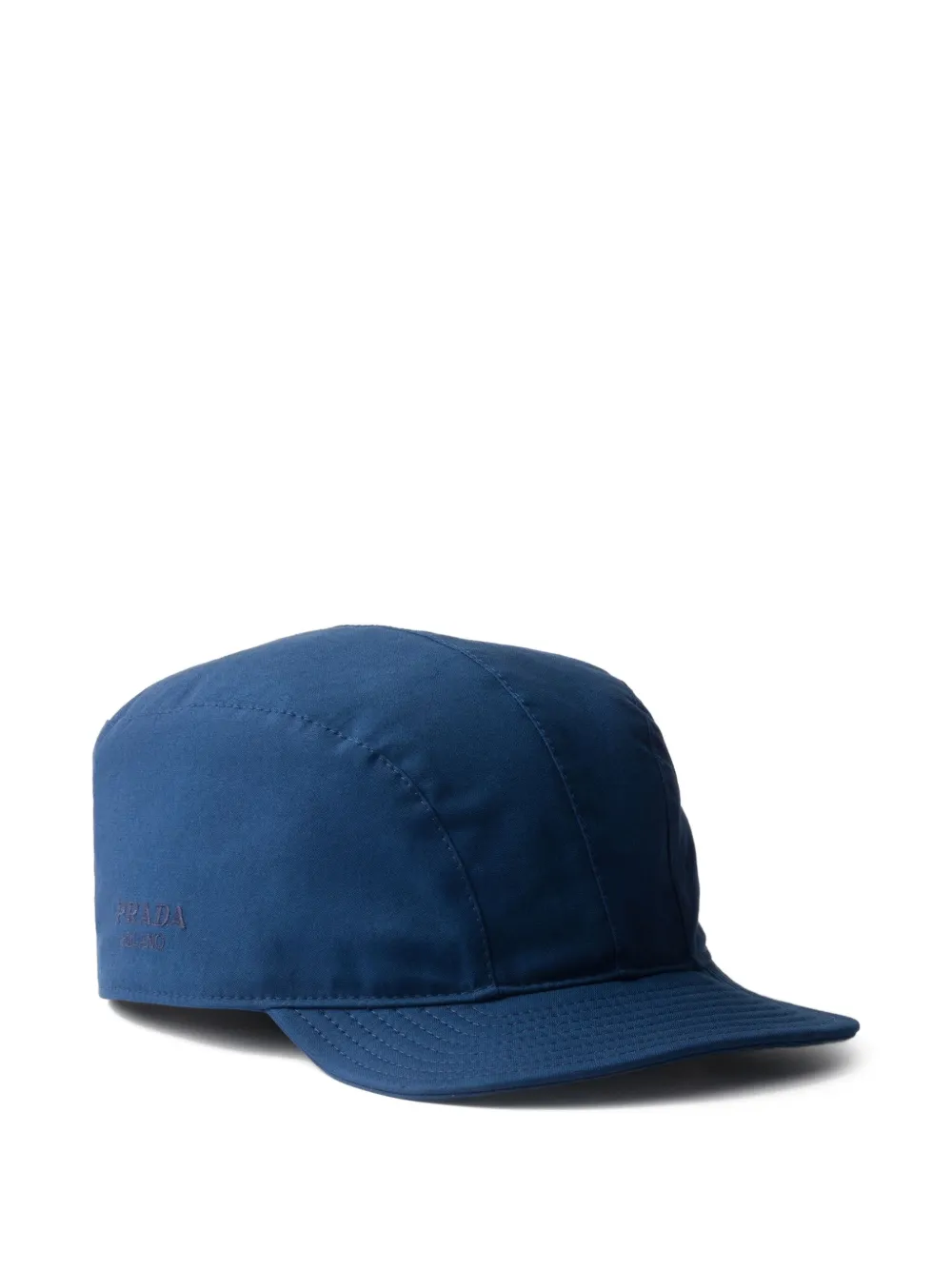 Prada lettering-embroidered baseball cap | Blue | Image 1