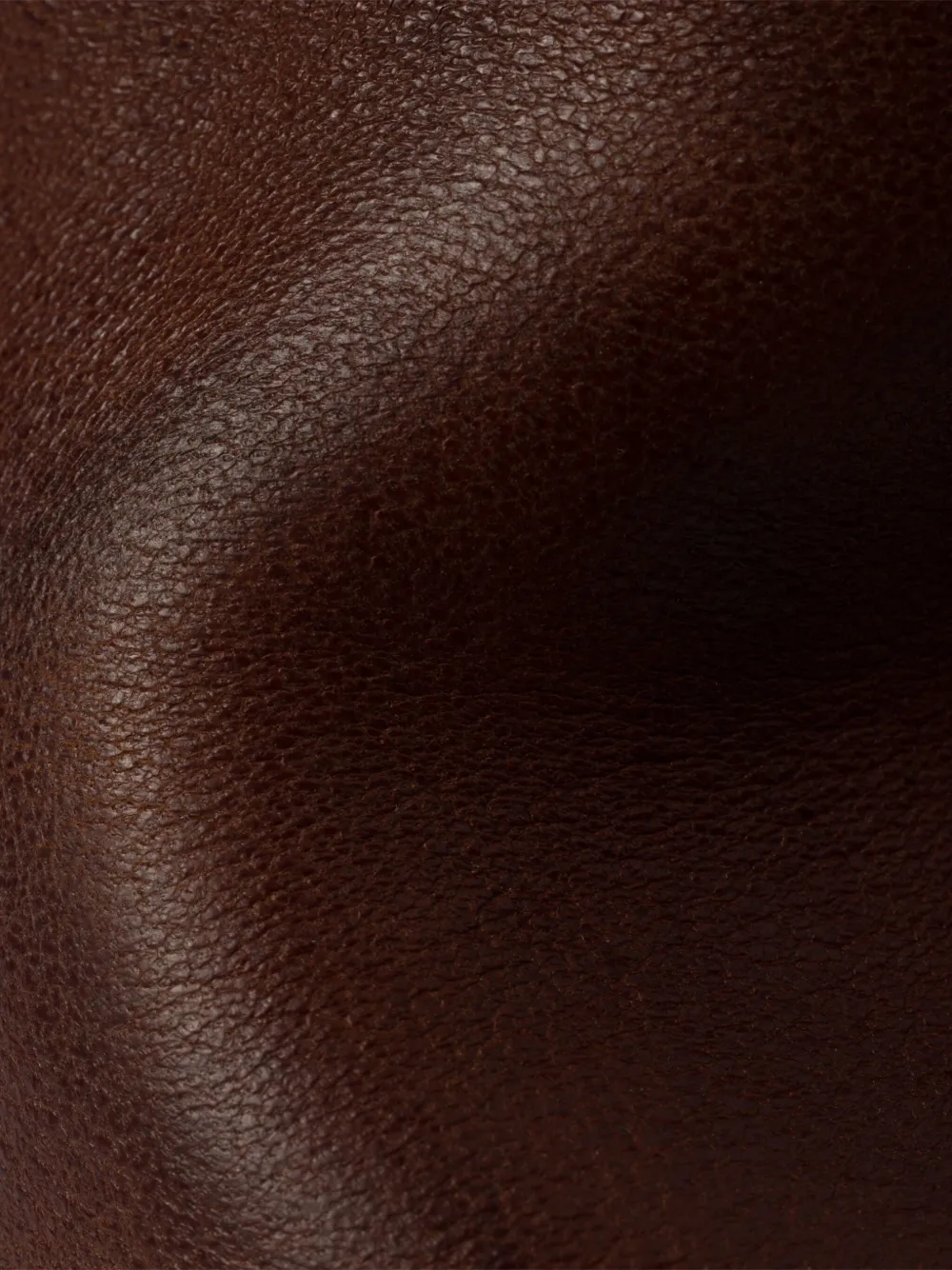 Prada 40 mm leren laarzen met rits Bruin