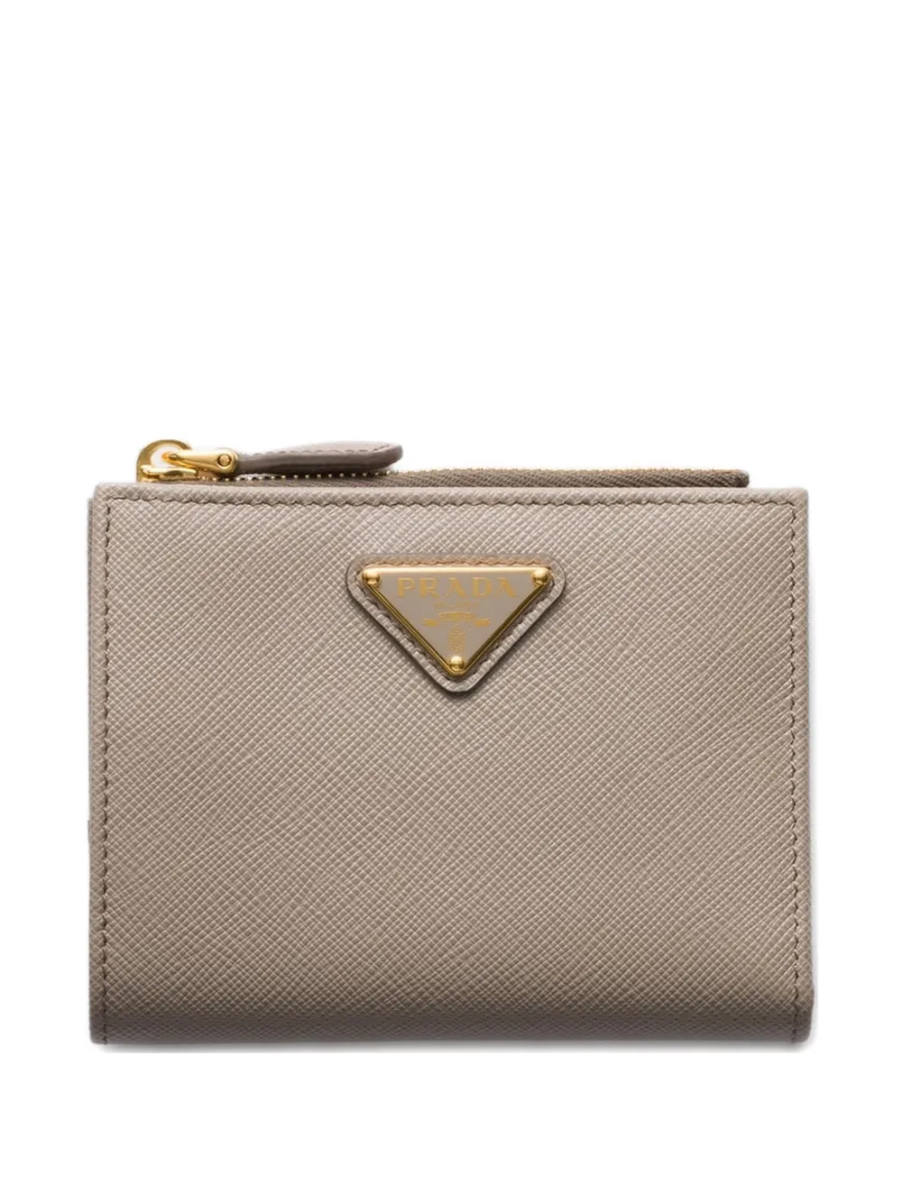 Prada cartera Saffiano con logo triangular | gris | Image 1