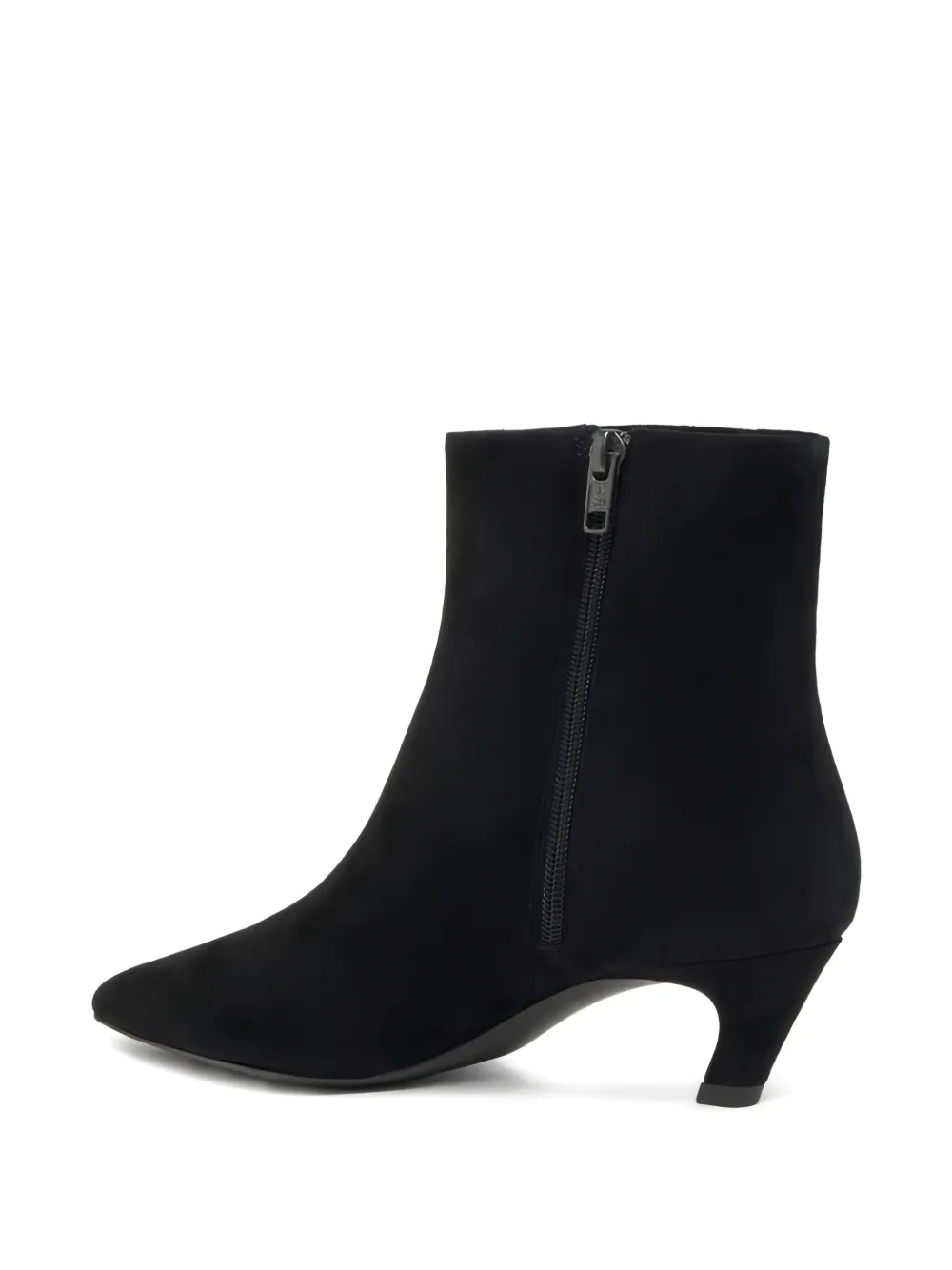 Ash 50mm Vicky Pointed-toe Ankle Boots In Black